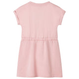 VidaXL Kinderkleid mit Kordelzug 92 Hellrosa