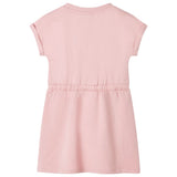 VidaXL Kinderkleid mit Kordelzug 116 Hellrosa