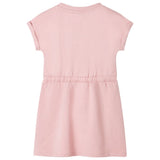 VidaXL Kinderkleid mit Kordelzug 140 Hellrosa