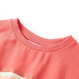 VidaXL Kinderkleid mit Kordelzug 92 Koralle