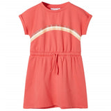 VidaXL Kinderkleid mit Kordelzug 116 Koralle