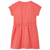 VidaXL Kinderkleid mit Kordelzug 116 Koralle