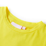 VidaXL Kindershirt mit Flügelärmeln 128 leuchtendes Gelb