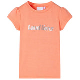 VidaXL Kindershirt mit Flügelärmeln 104 Neonorange