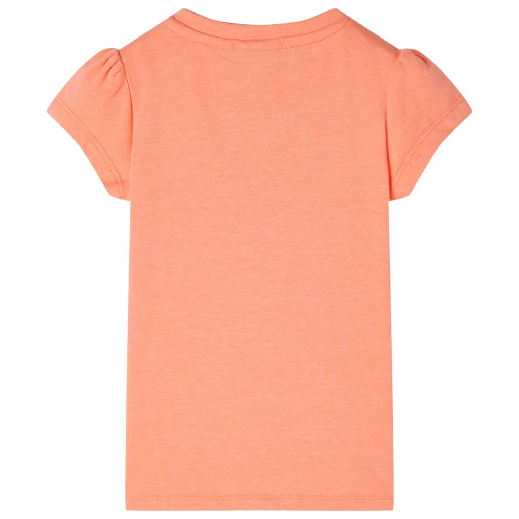 VidaXL Kindershirt mit Flügelärmeln 104 Neonorange
