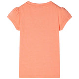 VidaXL Kindershirt mit Flügelärmeln 104 Neonorange