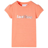 VidaXL Kindershirt mit Flügelärmeln 116 neonorange