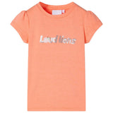 VidaXL Kindershirt mit Flügelärmeln 128 neonorange