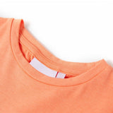 VidaXL Kindershirt mit Flügelärmeln 140 neonorange