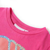 VidaXL Kindershirt 140 Dunkelrosa