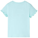 VidaXL Kindershirt mit kurzen Ärmeln 92 hellblau