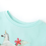 VidaXL Kindershirt mit kurzen Ärmeln 92 hellblau