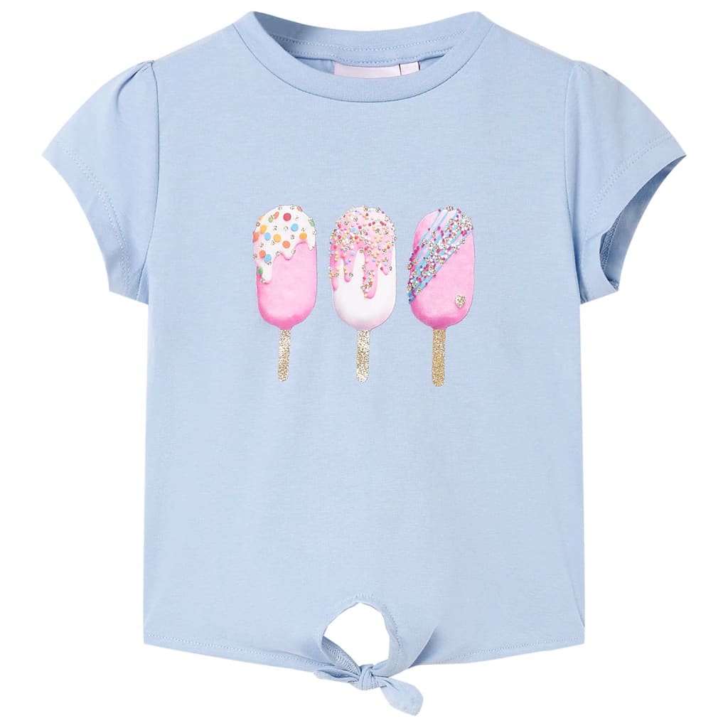 VidaXL Kindershirt 128 blau