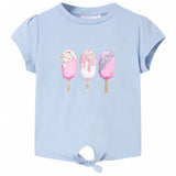 VidaXL Kindershirt 128 blau