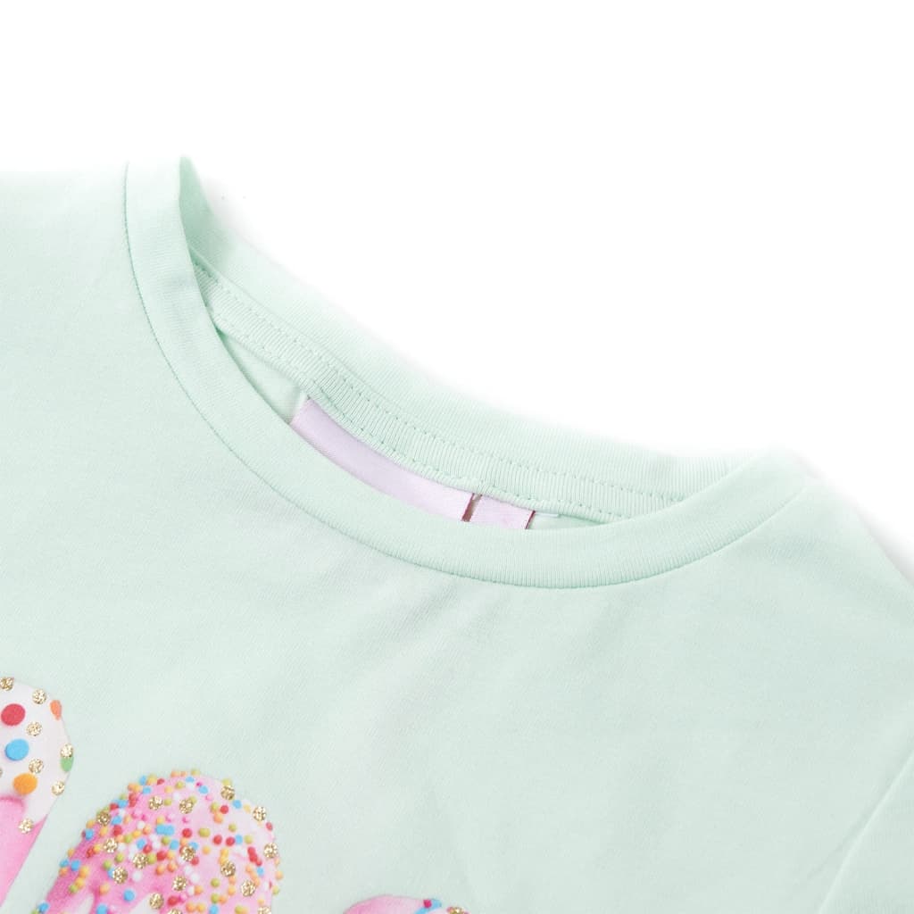 VidaXL Kindershirt 116 hellmint