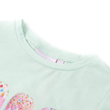 VidaXL Kindershirt 116 hellmint