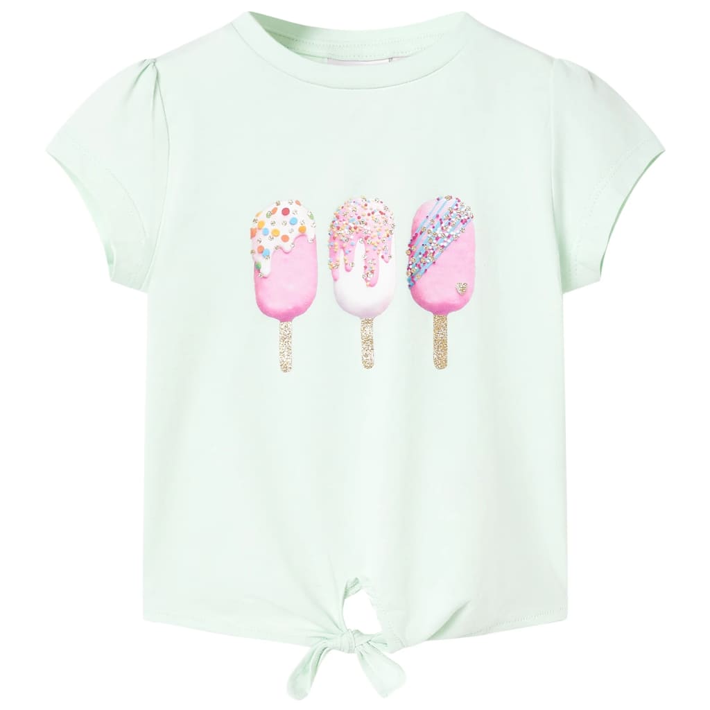 VidaXL Kindershirt 128 helles Mint