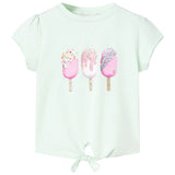 VidaXL Kindershirt 140 helles Mint