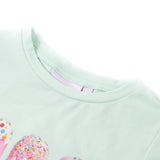 VidaXL Kindershirt 140 helles Mint