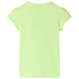 VidaXL Kindershirt 92 neongelb