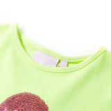 VidaXL Kindershirt 92 neongelb