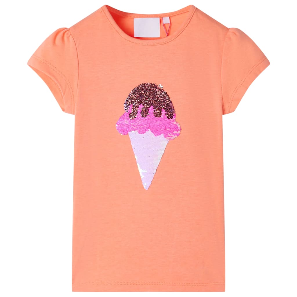 VidaXL Kindershirt 104 neonorange