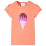VidaXL Kindershirt 116 neonorange