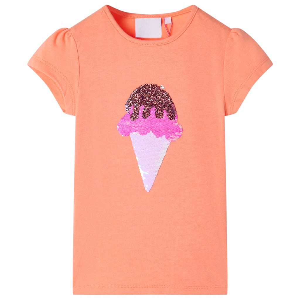 VidaXL Kindershirt 140 neonorange