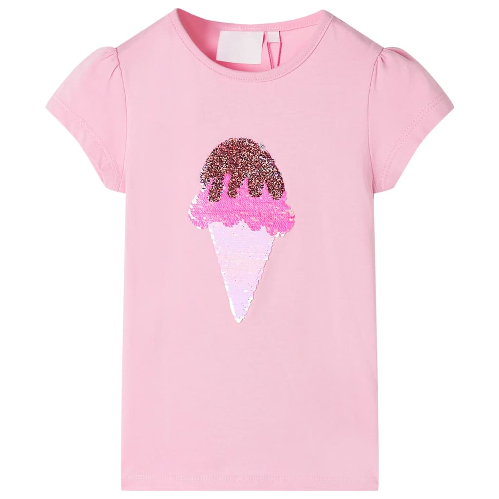 VidaXL Kindershirt 92 leuchtendes Rosa