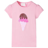 VidaXL Kindershirt 92 leuchtendes Rosa