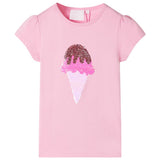 VidaXL Kindershirt 104 leuchtendes Rosa