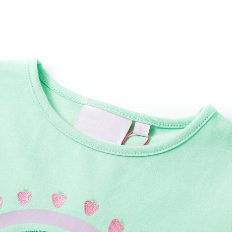 VidaXL Kindershirt 92 hellgrün