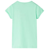 VidaXL Kindershirt 128 leuchtend grün