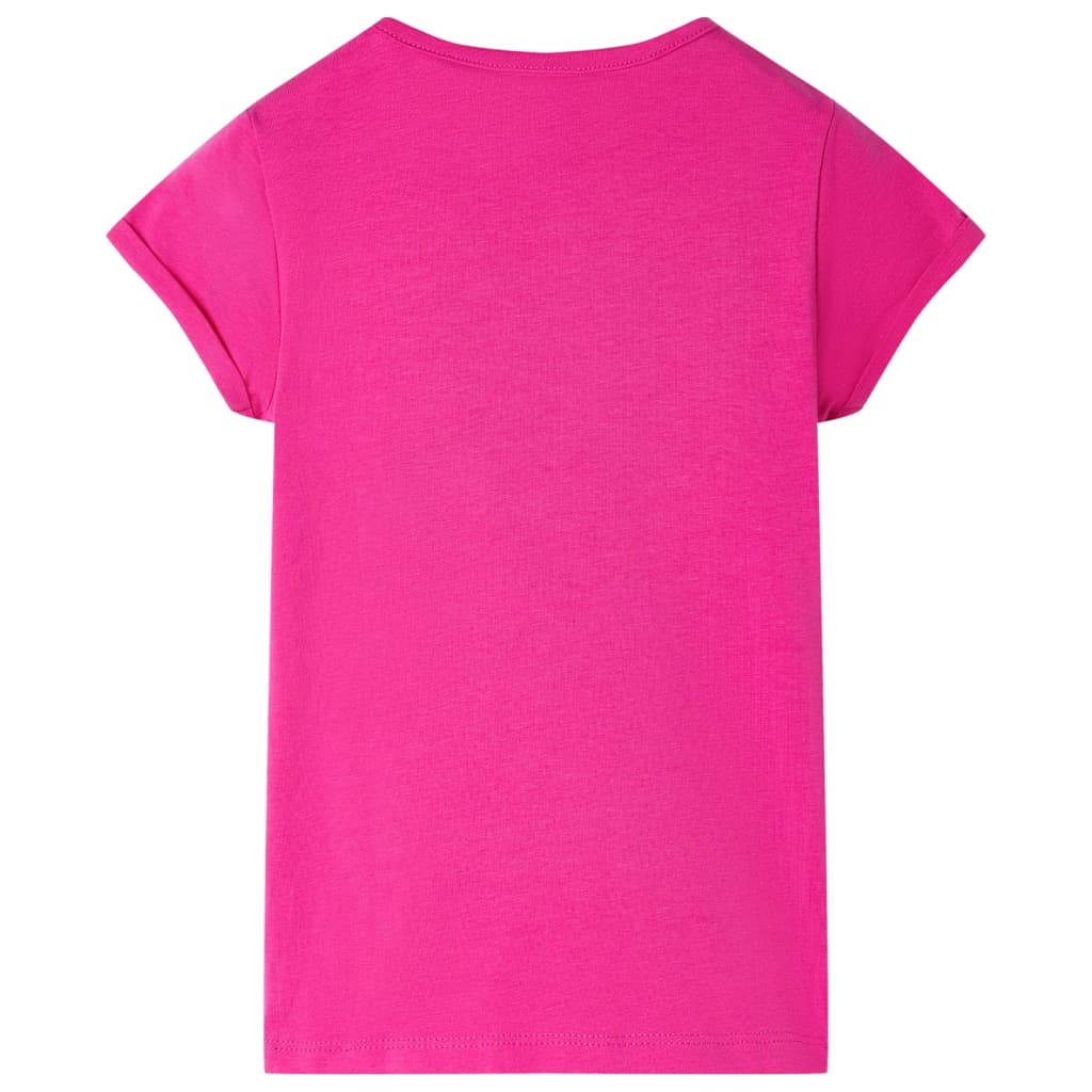 VidaXL Kindershirt 104 Dunkelrosa