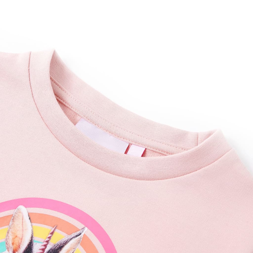 VidaXL Kinderpullover 140 Hellrosa