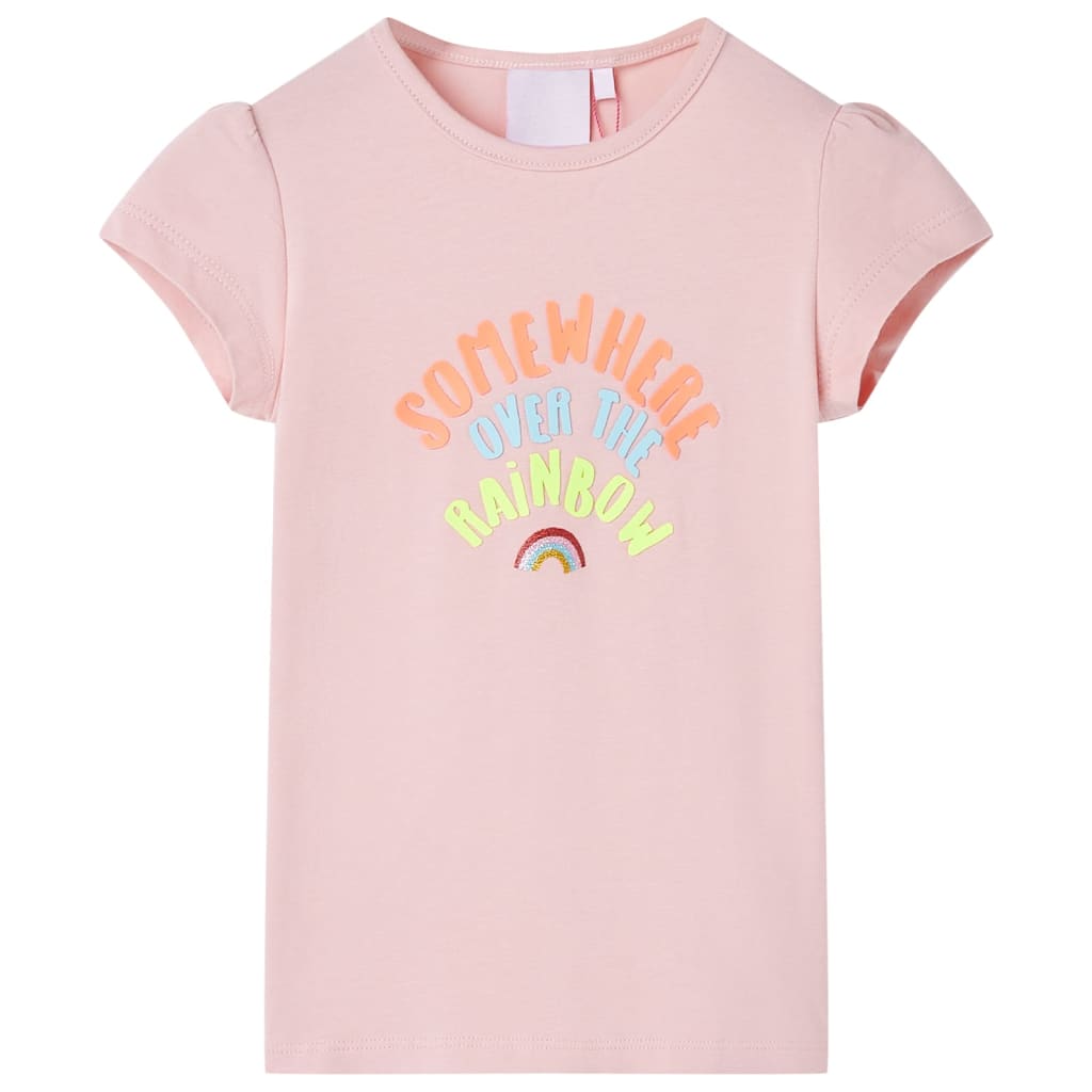 VidaXL Kindershirt 92 hellrosa