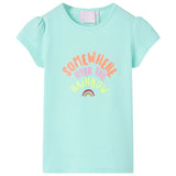 VidaXL Kindershirt 116 Hellseeblau