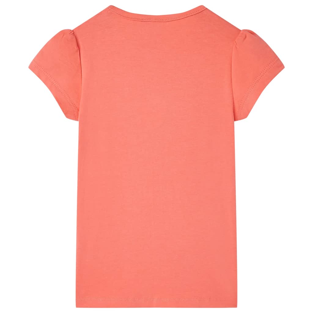 VidaXL Kindershirt 92 korallenfarben