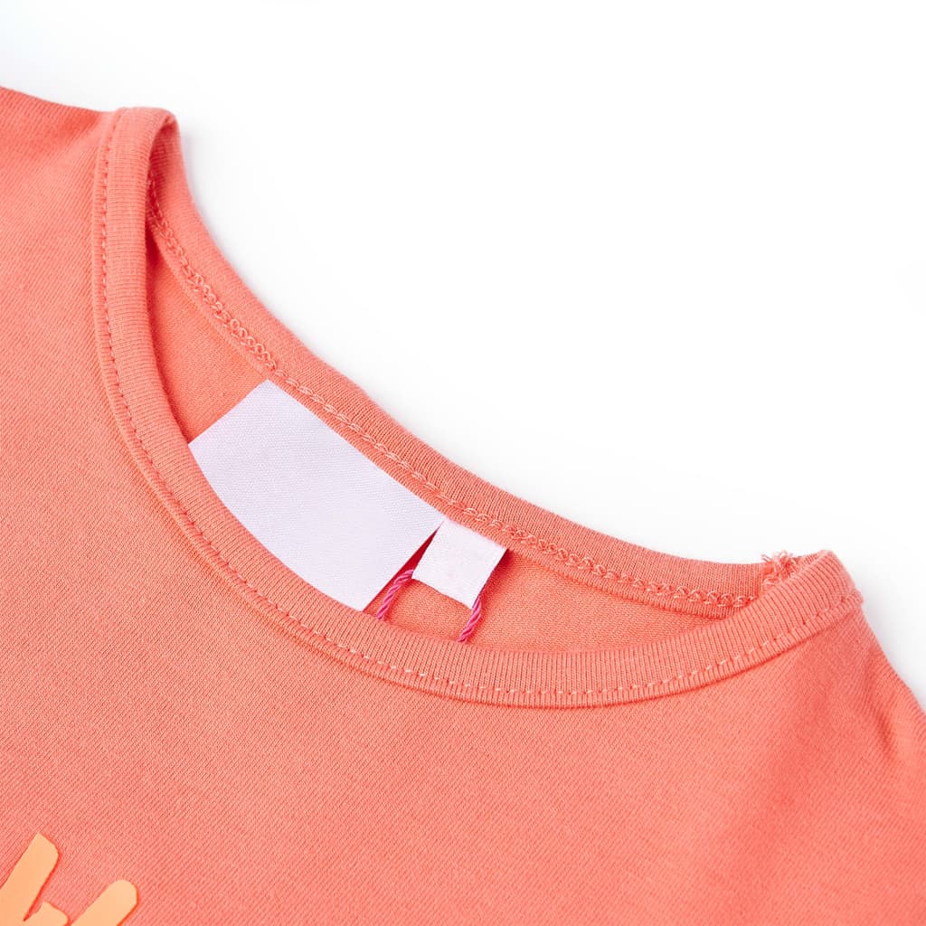 VidaXL Kindershirt 104 korallenfarben