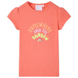 VidaXL Kindershirt 116 korallenfarben