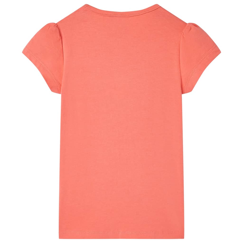 VidaXL Kindershirt 116 korallenfarben