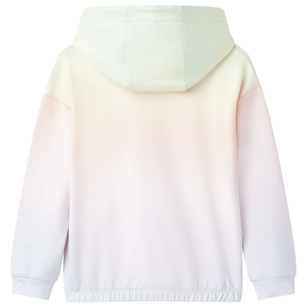 VidaXL Kinderpullover mit Kapuze 128 Sterne Weiß