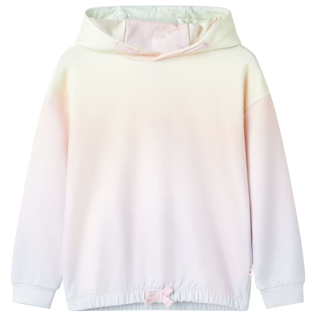 VidaXL Kinderpullover mit Kapuze 140 Sterne Weiß