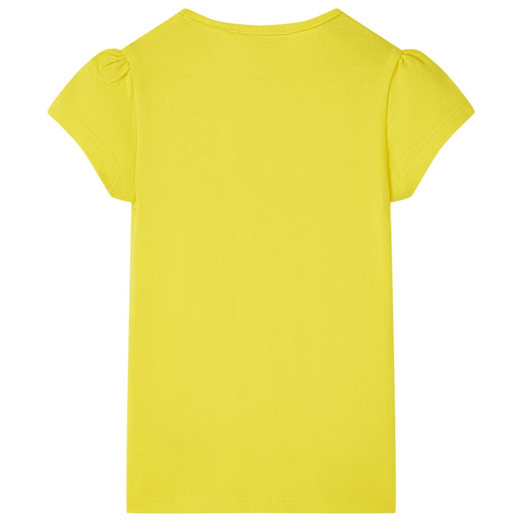 VidaXL Kindershirt 116 leuchtendes Gelb