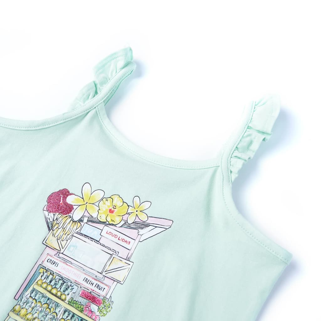 VidaXL Kinder-Top 92 helles Mint