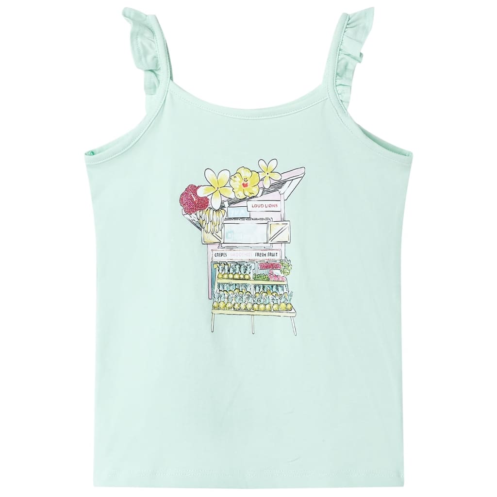 VidaXL Kinder-Top 116 helles Mint