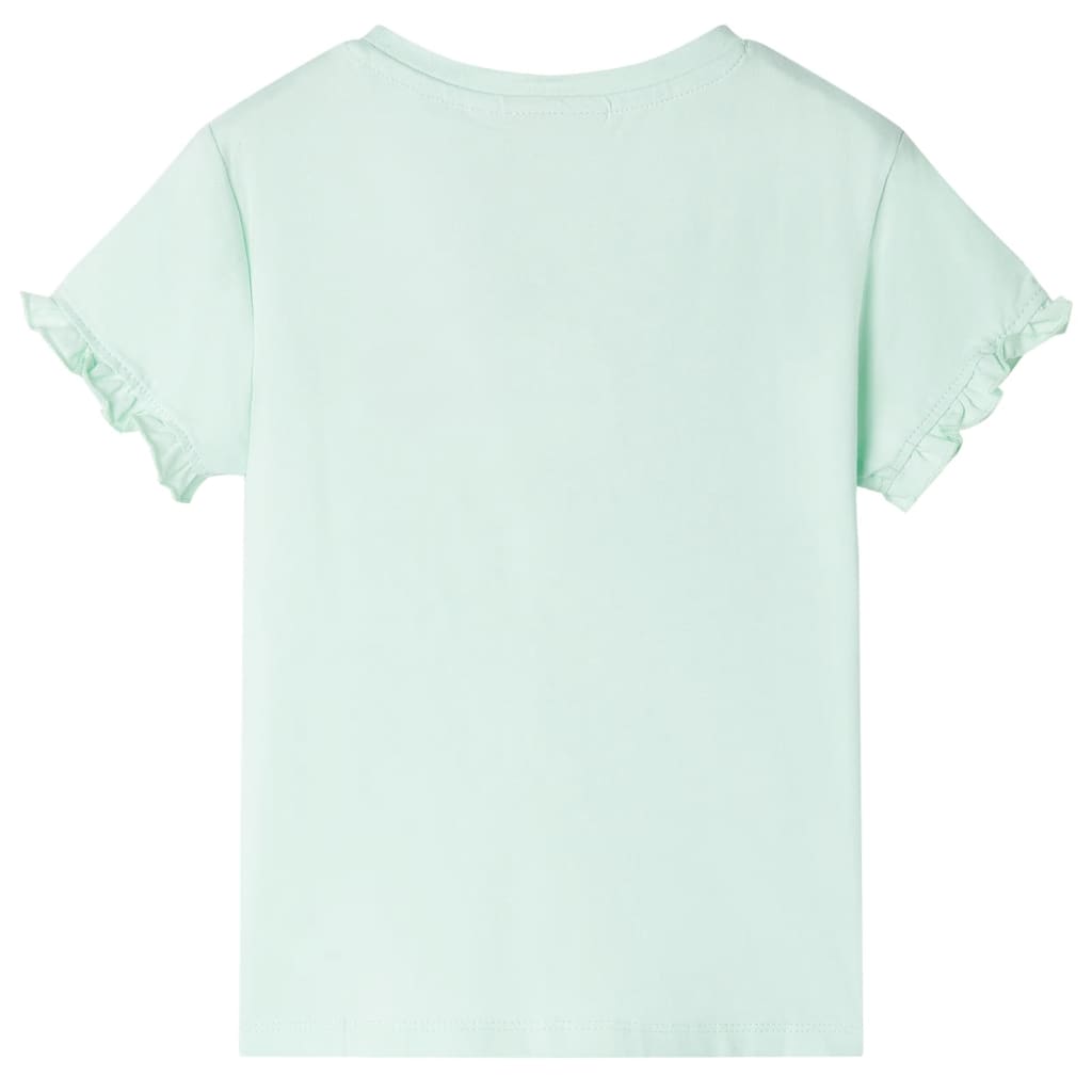 VidaXL Kindershirt 104 helles Mint