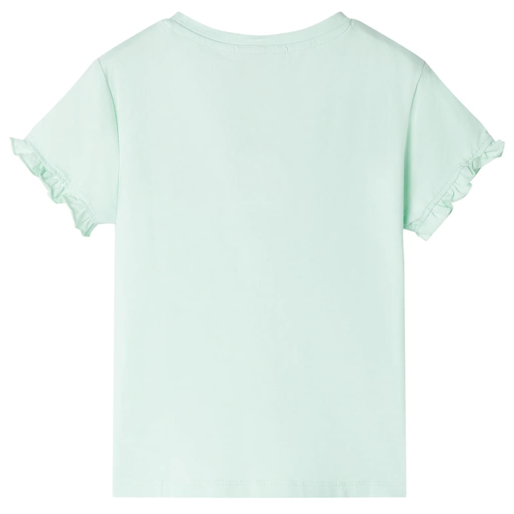 VidaXL Kindershirt 116 hellmint
