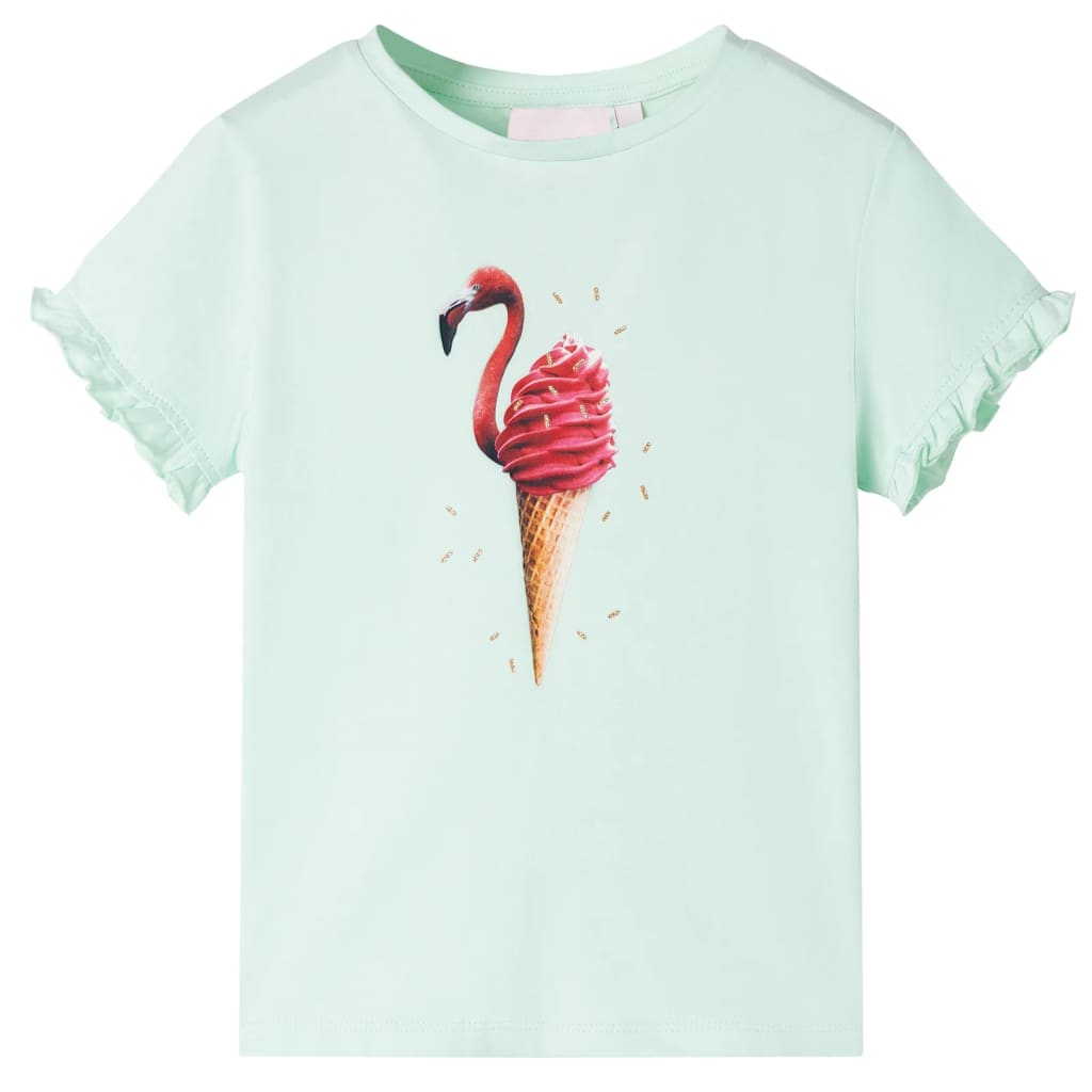 VidaXL Kindershirt 140 helles Mint