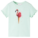 VidaXL Kindershirt 140 helles Mint